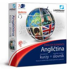 LANGMaster Angličtina - ENGLISH ELEMENTS - kurz a studijní slovník + dárek