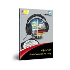 LANGMaster Němčina - Poslechy nejen na cesty (5x audio CD) + dárek